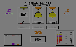 Enarmad Bandit atari screenshot
